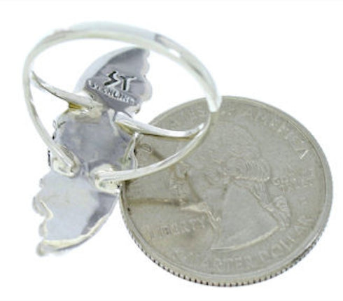 Genuine Sterling Silver Leaf Southwest Jewelry Ring Size 7 UX31939